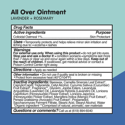 All Over Ointment Eczema Treatment